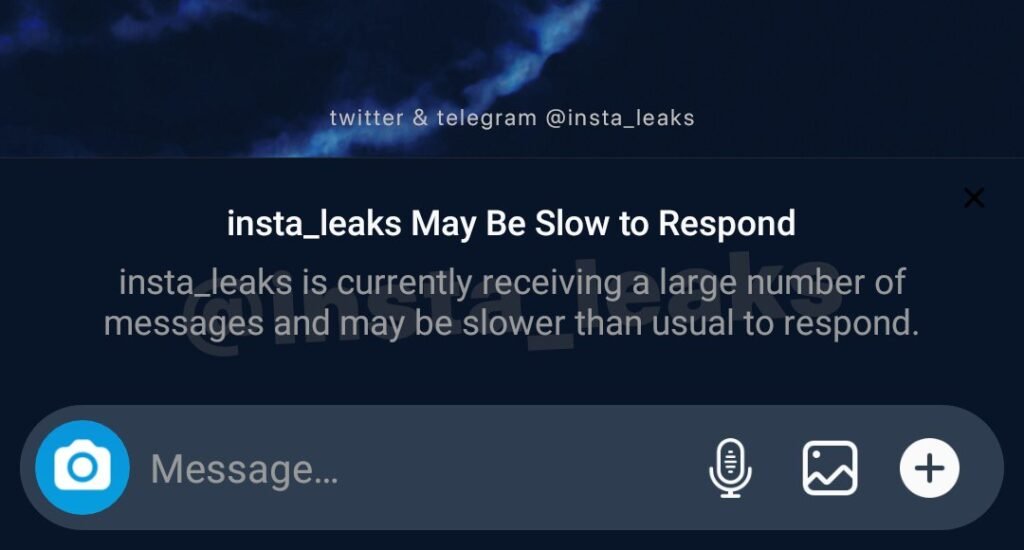 Instagram upcoming updates Pre message