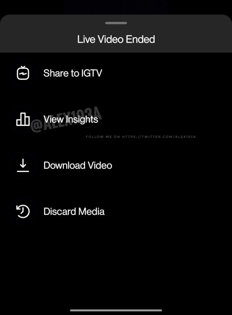 instagram live insights