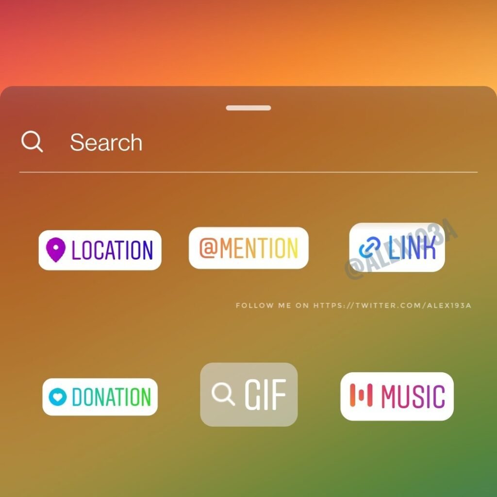 Instagram swip up