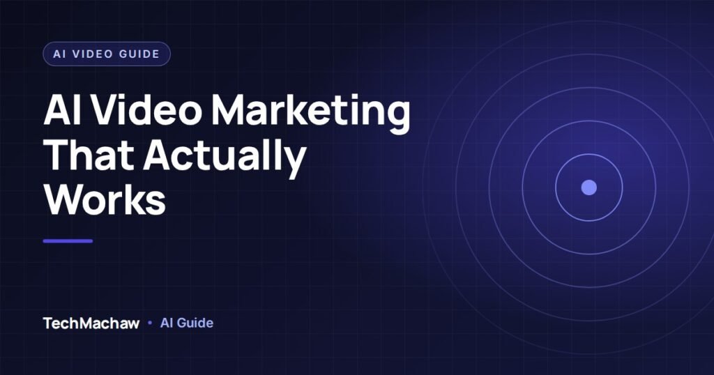 AI video marketing workflow from script and generation to repurposing, dubbing and A/B testing